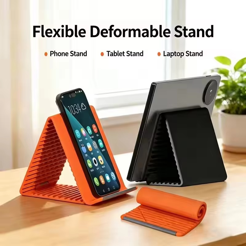 Tablet Stand Adjustable - Supporto Portatile in Silicone per Telefono