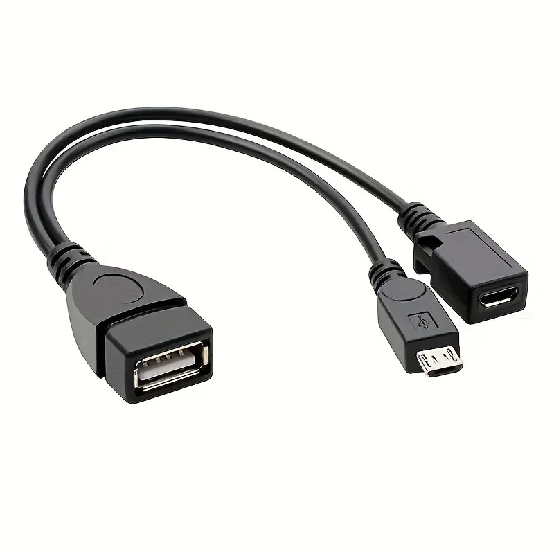Fire Tablet Accessories - Adattatore splitter da USB a micro