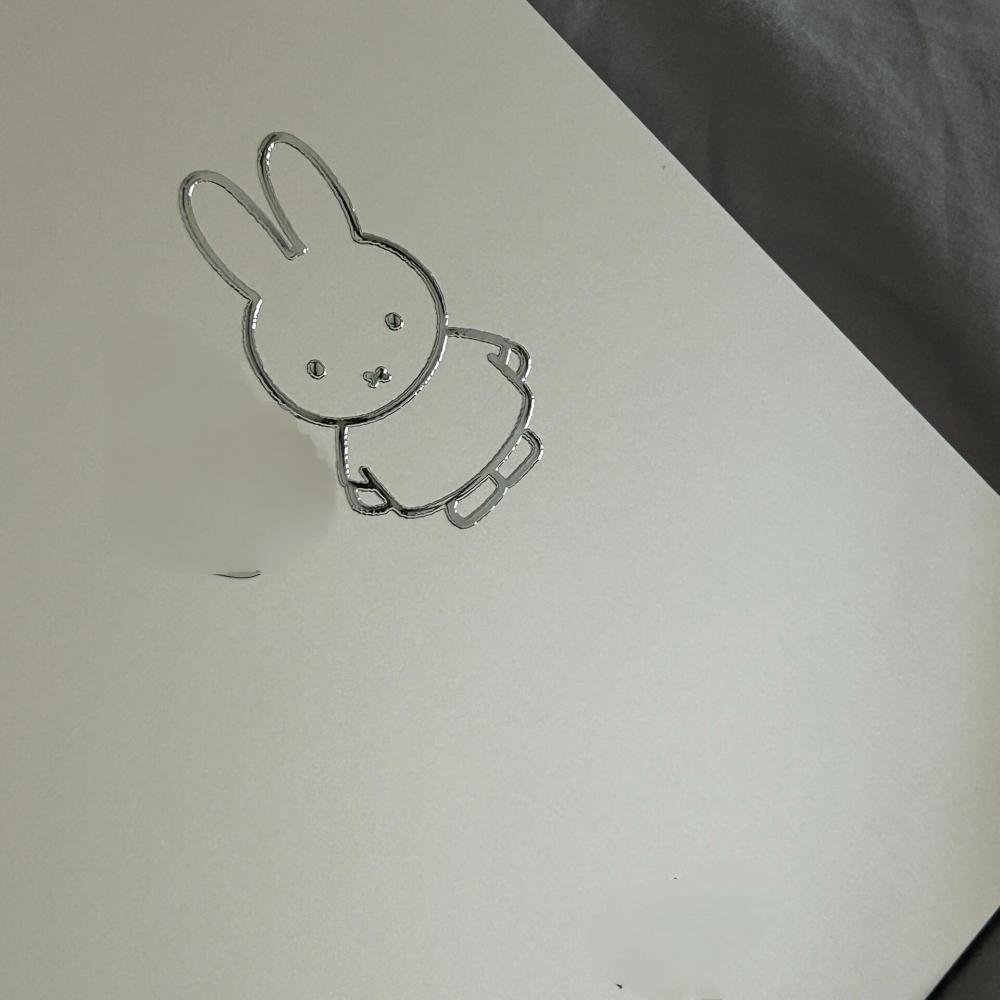 Fire Tablet Accessories - Adesivi in metallo di Miffy Rabbit,