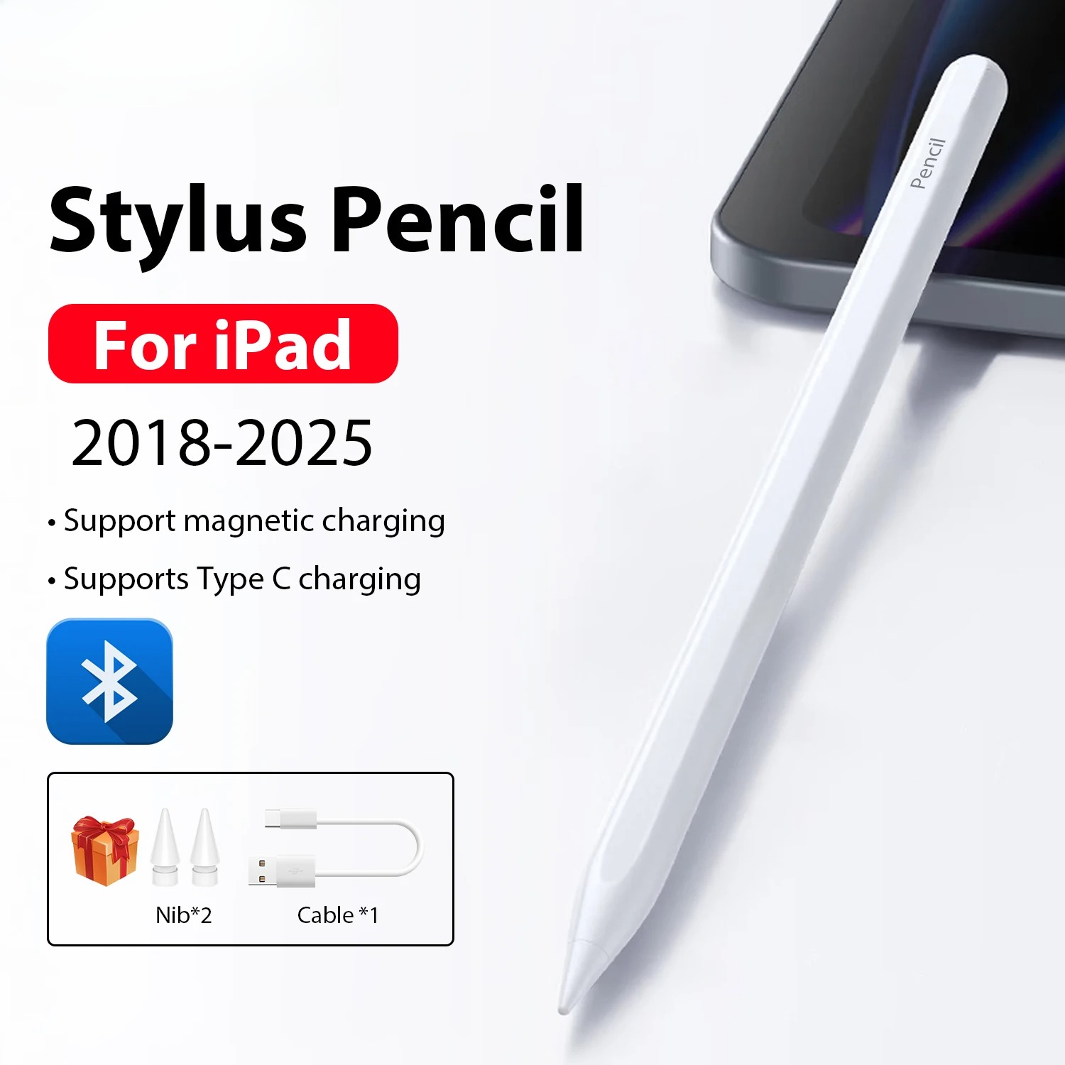 Bluetooth Trackpad - Penna Stylus Bluetooth per Apple Pencil,