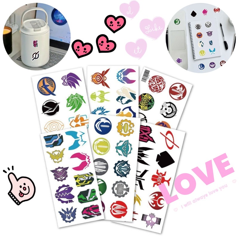 Laptop Tablet Accessories - 60 fogli di adesivi con logo