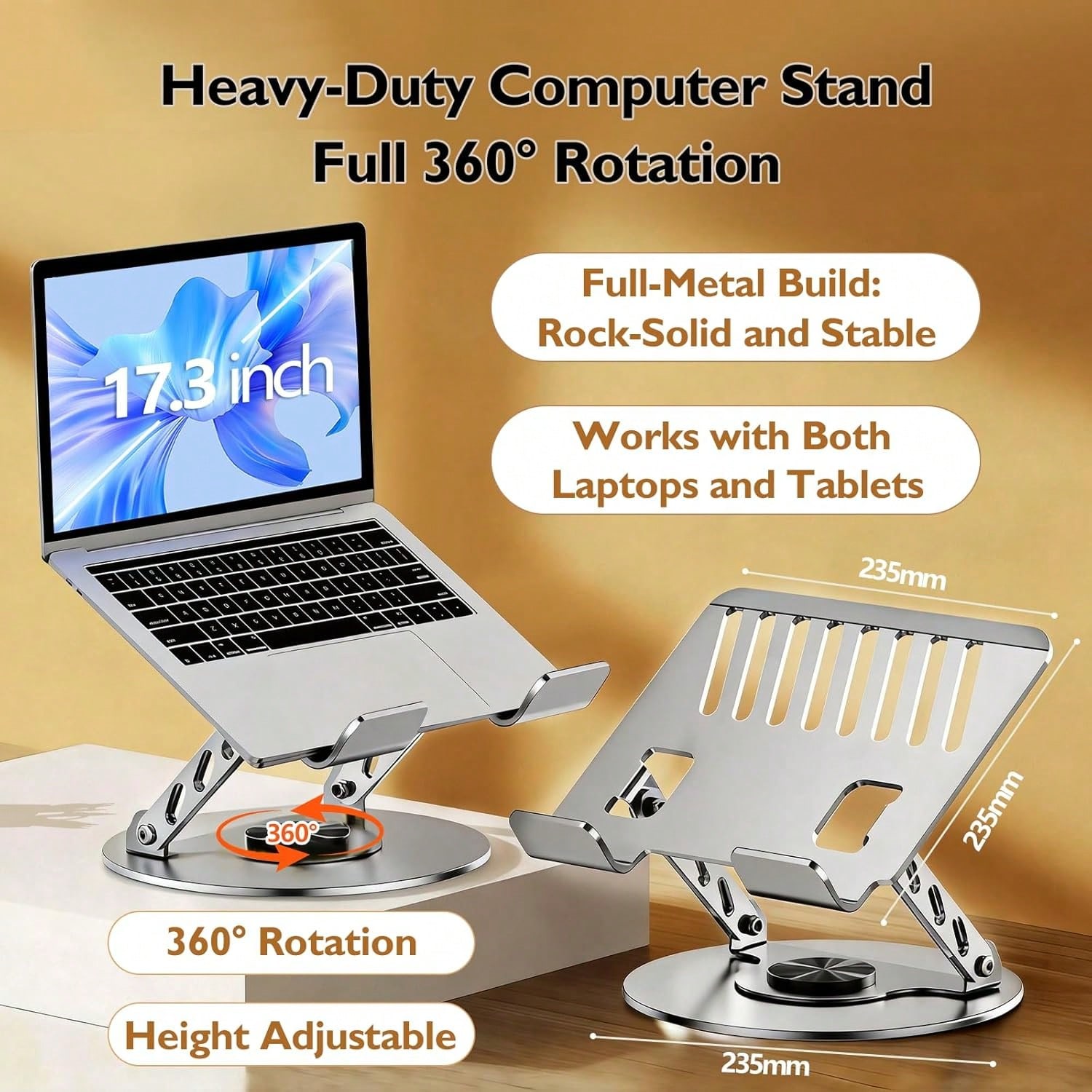 Supporto per Laptop Rotante a  - Cooling Stand Tablet recensione e prezzo